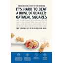 Quaker Oatmeal Squares Breakfast Cereal, Brown Sugar, 21oz Family Size Box (EXP 04/11/27)