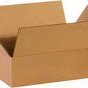 PARTNERS BRAND 13 x 9 x 4 Corrugated Cardboard Boxes, Flat 13"L x 9"W x 4"H, Pack of 25 | Shipping, Packaging, Moving, Storage Box for Home or Business, Strong Wholesale Bulk Boxes