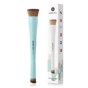 EIGSHOW Foundation and Concealer Brush, Dual Ended Makeup Brush For Flawless Foundation Coverage, Under Eye Concealer, Vegan & Cruelty-free (D110B)