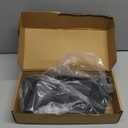 ZDLS Lazy Susan Shelf Liner, Silicone Lazy Susan Liner for Dual Tier Pie Cut Lazy Susan Organizer, Non-Slip Thermal Protection Lazy Susan Mat 2 PCS (Black, 24")