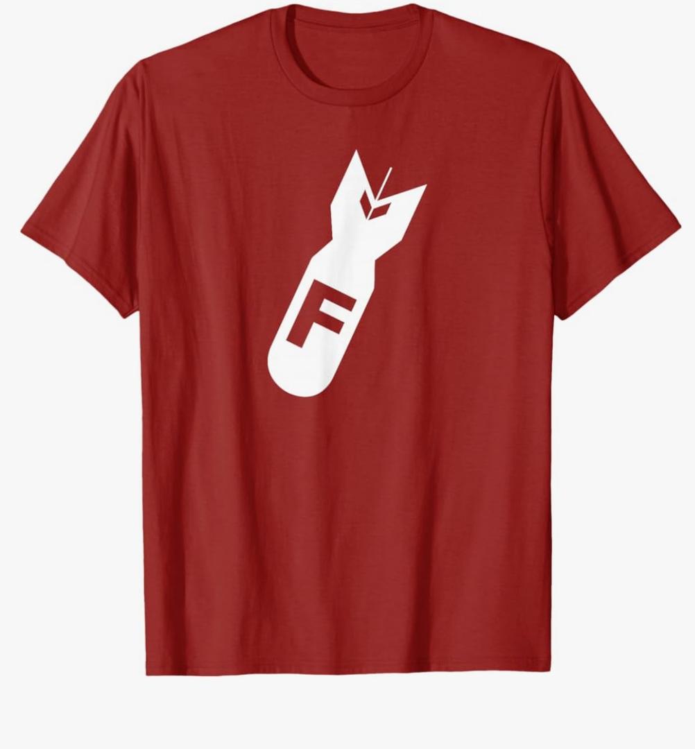 Large F-Bomb Funny T-Shirt ,Size Medium