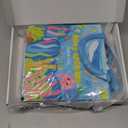 hahaland Ocean Busy Book for Toddlers 1-3, Montessori Toys Sensory Activity Busy Board, Travel Toy for 1 2 3 Year Old Boys Girls, Educational Fine Motor Skills Learning Toy, Toddler Birthday Gift