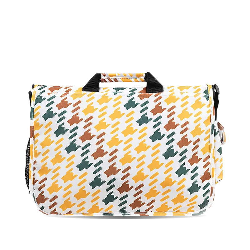 J World New York Thomas Laptop Messenger Bag for Women & Men. Kids Computer Bookbag (Vivid Tweed)