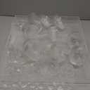 20 Pcs 7oz Plastic Champagne Tower with Acrylic Serving Tray
