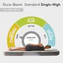 Intex 64101E Dura-Beam Standard Single-High Air Mattress: Fiber-Tech Twin Size 10in Bed Height 300lb Weight Capacity Pump Sold Separately, Tan
