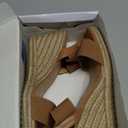 DREAM PAIRS Womens Open Toe Espadrilles Dressy Platform Sandals Slip on Elastic Ankle Strap Wedges Sandals, 9.5