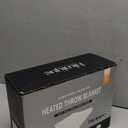 Cow Print Heated Throw Blanket Electric Blanket-Heating Blanket Throw with 10 Heat Levels & 10 Hours Auto Off, Cozy Soft Fleece Sherpa, Washable, 50 x 60 Inches Cow Print White (01 - Black Ombre-white)