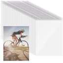 100Pcs Magazine Protectors for Collectors 9.25 x 11.42 inch Clear Plastic Sleeves Regular Comic Book Bags Resealable Cellophane Bags Protective Display for Comic Book Magazines Photos and Documents