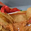 GARIG 6FT Christmas Inflatables The Runaway Gingerbread Man Outdoor Decorations, Christmas Blow Up Yard Decorations with Built-in LEDs for Xmax Outdoor Party, Yard, Garden