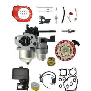 YAMAKATO Tune Up Parts Kit for Honda GX 120 160 200 4.0 5.5 6.5 hp Small Engine, Replacement Carburetor Air Filter Assembly Pull Cord Recoil Starter Plastic Pawl 28400-ZH8-13YA