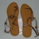 Amazon Essentials Women's Casual Thong Sandal with Ankle Strap (14.5)