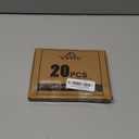 ADIIL 20 PCS Q Hanger Hooks with Safety Buckle, Windproof Screw Hooks for Hanging Outdoor String Lights, Plants, Christmas Patio Lights, 2.2 Inches, Black