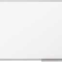 Mead Whiteboard, White Board, Dry Erase Board, 4' x 3', Silver Aluminum Frame (85357)