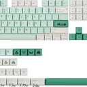 XDA PBT Key Cap, 139keys Dye Sublimation Forest Green Custome Key Cap Set for Cherry/Gatron MX switches 60 Percent/68/61 Gaming Mechanical Keyboard (Forest Green)