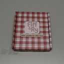 Fifi & Ry Premium Handmade Hair Bows for Toddlers & Babies | Scalloped Edges | Patent- Pending Double Lined Hair Bows for Girls | Gift Box Included Purple Plaid, Beige Stripes, Gold in 5 Inch