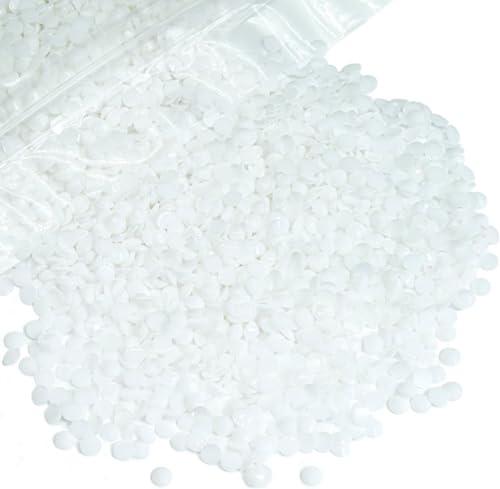 Qiipii 1280PCS 6mm Solid White Resin Rhinestones for Crafting SS30 Pure White Flatback Jelly Stones Bulk Diamonds Crystals Gems for Face Eyes Makeup Mugs Tumblers Bottles Cups DIY Crafts Clothes Shoes