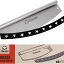 Chef Pomodoro 16 Inch Pizza Cutter Rocker Blade  Stainless Steel Rocking Pizza Cutter Knife with Cover  Professional Pizza Slicer  Large Pizza Rocker Knife for Big Pizzas and Flatbreads