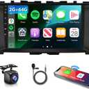 2G+64G Car Radio Stereo for Nissan Altima 2013-2018 with Wireless CarPlay Android Auto, 9 Inch Android 13 Touch Screen Head Unit, HiFi Audio GPS Navigation WiFi Bluetooth SWC HD Backup Camera