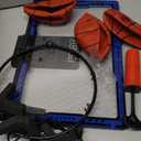 Indoor Basketball Hoop for Kids, Remote Control Basketball Hoop Indoor with Electronic Scoreboard/7Color LED Lights/2 Modes/3 Balls, Foldable Design, Cool Basketball Gifts for Boys 812 (Blue)