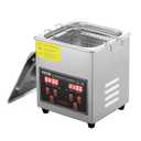 VEVOR Sonic Cleaner with Digital Timer & Heater, Professional Ultra Sonic Jewelry Cleaner, Stainless Steel Heated Cleaning Machine for Glasses Watch Rings Small Parts Circuit Board (2L)