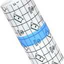 OBTANIM Transparent Waterproof Stretch Clear Adhesive Film Bandage Skin Dressing Tape for Tattoo Aftercare (8 x 197 Inch)