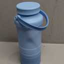 Momcozy 22oz Portable Breast Milk Cooler for Outdoor, Life Saver with 360 Total Cooling for 24 Hours, Larger Capacity Travel Breastmilk Chiller with 2pcs Baby Bottles for Breastmilk Storage, Blue