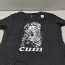 Live Laugh Cum Reaper Funny Vintage Goth Emo Gag T-Shirt T-Shirt (Small, Black)