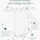 PurComfy Supersoft Long Sleeve Baby Bodysuits, Premium Bamboo Rayon Bodysuit Unisex Boy Girl 0-3-6-9-18-24 months (Cream (6-pack))