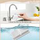 Cat Water Fountain 6 Filters & 6 Sponges Replacement Cartridge for Cats Pet Water Dispenser