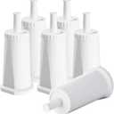 6 Pack Replacement Water Filter for Breville Espresso Machine Barista Pro BES878, Barista Touch Bes880, Oracle Touch BES990, Oracle BES980, Dual Boiler BES920 Bambino ClaroSwiss Sage, BES008WHT0NUC1