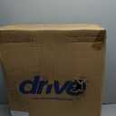 Drive Medical 2-in-1 Raised Toilet Seat with Removable Padded Arms - Elevated Bathroom Safety Support - Secure Locking Attachment - Easy Height Assistance - Durable Construction, Standard Toilets