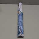 REDAMANCY White Blue Golden Yellow Vintage Floral Peel and Stick Wallpaper Stick on Contact Paper Vintage Wall Paper Easy Peel Off for nightstand Drawer Cabinet Renter (17.7" x 236")