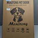 3-Flap Never Rust Extra Large Dog Door for Doors with Sliding Lock Panel, Steel Frame and Telescoping Tunnel Pet Door, Extreme Weather Durable Doggy Door Pets Up to 220 Lb, XLarge for Door