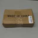 4 Pack - 4 inch White Hidden L Shelf Bracket (1/5 Inch Thicked) Iron Floating Shelf Brackets Rustic Industrial Metal Brackets for Shelf Support