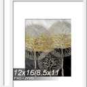 12x16 Picture Frame Set of 2 for Photo Poster Horizontally/Vertically