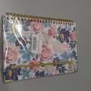 Daily Planner 2025-2026, Weekly & Monthly Planner,July 2025 - June 2026 Day Planner, 6.2 x 8.25 Flexible CoverWirebound Note Pages with Monthly Tab, Back Pocket, Premium Paper,(Flower B08)