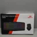 Redragon S101 Gaming Keyboard, M601 Mouse, RGB Backlit Gaming Keyboard, Programmable Backlit Mouse, Value Combo Set [New Version] (Black)