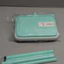 Eyliden Carpet Sweeper, Mini Size Lightweight Hand Push - No Noise, Non-Electric, Easy Manual Sweeping Only for Carpet Cleaning (Mint)