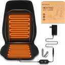 Heated Seat Cover with Fast Heat Warmer, Large Size Winter Seat Cushion Heating Pad Warm Christmas Holiday Gift for Home Office Winter, 3 Models Setting, Black