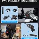 Bylikeho Motorcycle Phone Charger with Voltmeter & ON/Off Switch, SAE to USB Adapter for Phone, Tablet, GPS