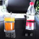 Amelity Multifunctional Car Cup Holder Hook - Seat Back Water Cup Hook (Black)