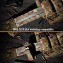 PETAC GEAR Tactical Replacement Cummerbund, Laser Cutting Tegris Cummerbunds,3" Rigid MOLLE Tactical Kit