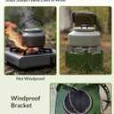 Indwell Infrared Propane Camping Stove - CSA Certified Portable Gas Stove with 23inch Extended Hose & Piezo Ignition, Windproof Single Burner for Backpacking, Hiking, Fishing & Emergency Preparedness