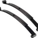 10L0L Heavy Duty Rear Spring Kit for EZGO RXV 2008-up Golf Cart, Dual Action 2 Leaf Spring with Bushings Sleeves U Bolts, OEM# 603498 604494