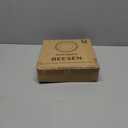 Melamine Beaded Dinner Plate Set of 6, 100% Pure Melamine, BPA Free, Chip & Break Resistant, Lightweight, Great for Dining, Weddings & Everyday Meals, Red, 11in