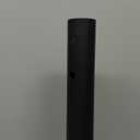 Black Pole 25.5 Inches, Bottom 4 inches, Top 1.5 inches 