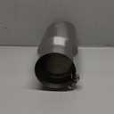 A-KARCK Exhaust Tip 4" Inlet, Polished Bolt On 4" Inlet 5" Outlet 12" Long Stainless Steel Muffler Tip Protect Tailpipe