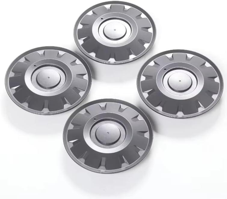 4pcs 20 Inch Wheel Hub Center Cover and Cybertruck Hub Cab, Set of 4 Wheel Cap Kit Dustproof Decoration Wheel Cap Compatible with Tesla (20in Model y, Matte Black)