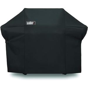 64-Inch Grill Cover for Weber Summit 400 Series, Heavy Duty Waterproof BBQ Cover with Storage Bag & Adjustable Straps, All-Season Weather Resistant Outdoor Gas Grill Protector, Black