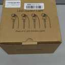 CPLIRIS Outdoor Landscape Lighting, LED Spot Lights Kit for Garden, Yard, House, Lawn, Tree, Flags, Fence Use, Warm White 2700k-3300k, IP67 Waterproof & Connectable - 4 Pack, 6.29 x 4.72 x 10.63 inches